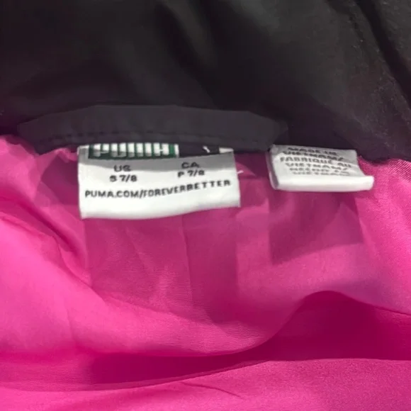 Puma Black and Pink Puffer Vest - Picture 4 of 5